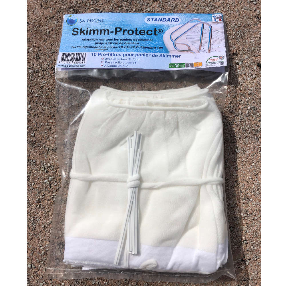 Fvbjd - Skimmer de surface Deluxe pour piscine,Chaussettes de Skimmer de  Piscine+Panier filtrant Piscine,Doublure d'écran en Maille Ultra Fine