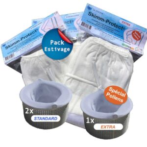 Pré-filtres de skimmer (chaussette skimmer) - pack estivage -