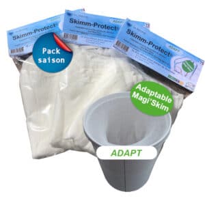 Pré-filtres de skimmer adaptables Magi'Skim - pack saison