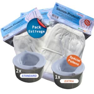 Pré-filtres de skimmer (chaussette skimmer) - pack estivage -