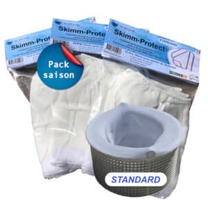 Pré-filtres de skimmer (chaussette skimmer) piscine - pack saison